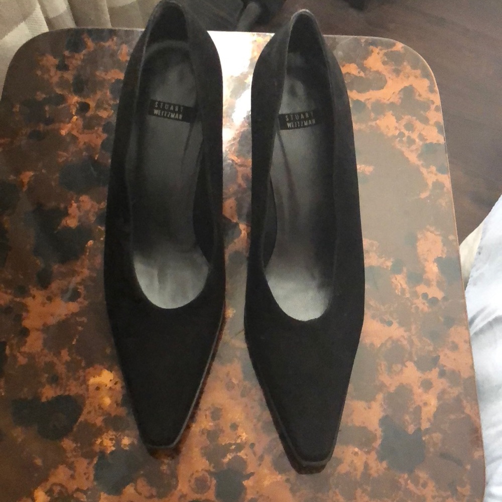 Suede heels